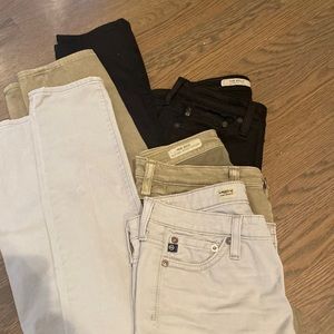 3 pairs Adriano Goldschmied jeans size 25 regular.